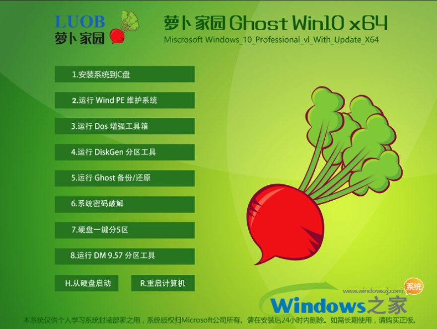 萝卜家园win1
