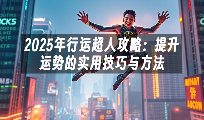 2025年行运超人攻略：提升运势的实用技巧与方法