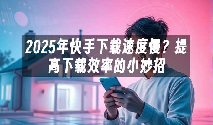 2025年快手下载速度慢？提高下载效率的小妙招