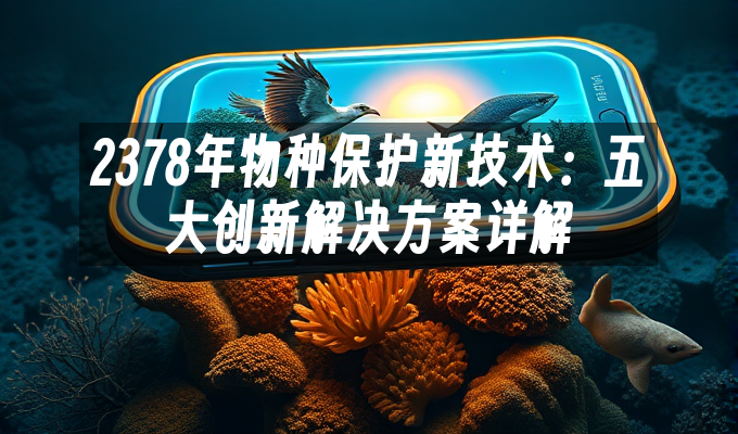 2378年物种保护新技术：五大创新解决方案详解