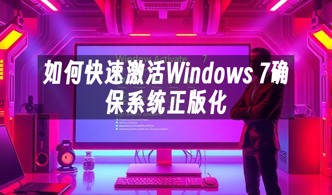 如何快速激活Windows 7确保系统正版化